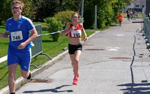Alexandra vor dem Ziel
