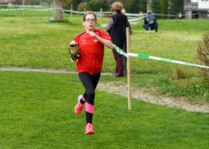 Alexandra als Zweite Staffelläuferin