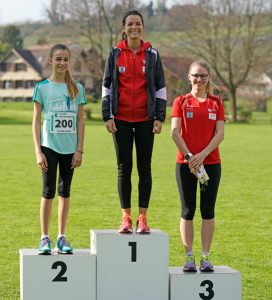 Simone und Alina auf dem Podest