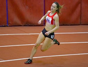 Sandra im 200 m Rennen